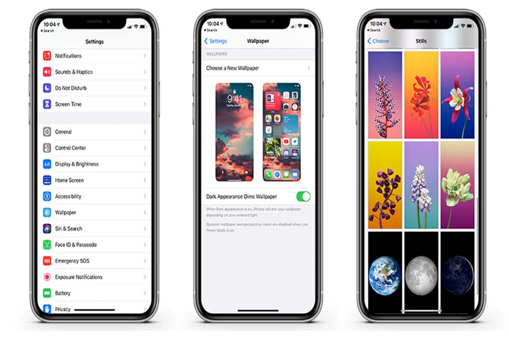 والپیپر ( شخصی سازی صفحه اصلی در iOS 14 )
