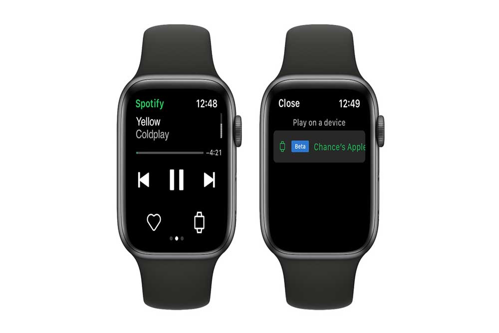 Spotify ( کاربردی ترین برنامه های اپل واچ )
