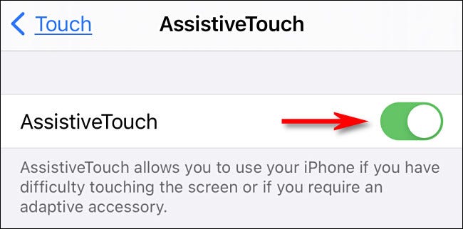 گزینه AssistiveTouch ( قفل کردن آیفون یا آیپد بدون استفاده از کلید پاور )