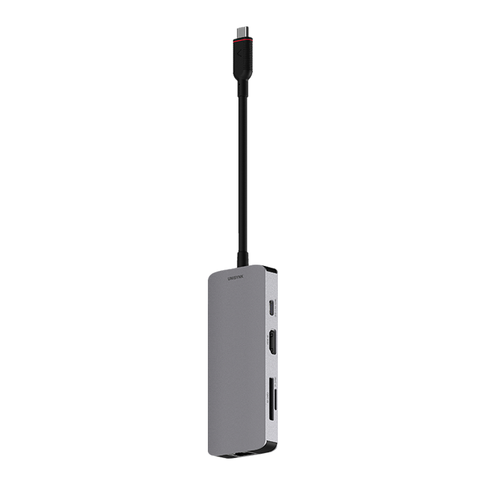 هاب 8 پورت USB-C Unisynk مدل Docking Hub