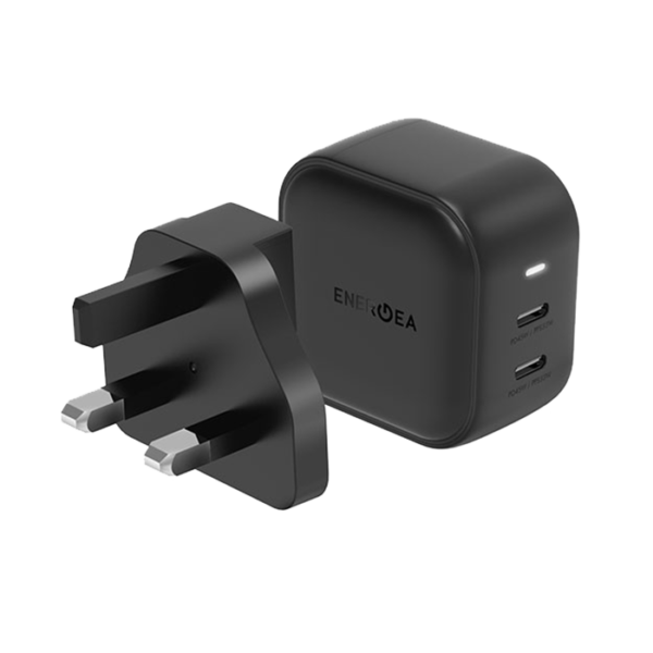 شارژر دیواری 2 پورت USB-C Energea Travelite GaN 45W اپل فا