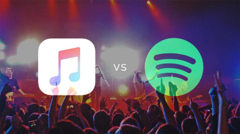 کدام آپ موسیقی اپل موزیک یا اسپاتیفای